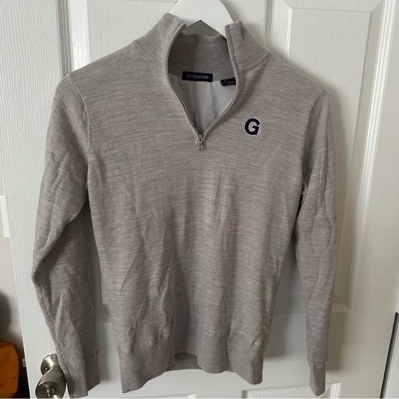 Georgetown University Windbreaker 1/4 Zip Sweatshirt - Picture 1 of 6